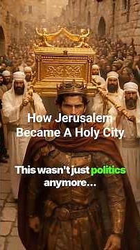King David : How Jerusalem Became a Holy City (1000 BC) #historyshorts #jerusalem