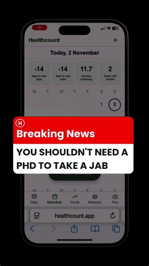 🚨Breaking News 🚨 Mounjaro dose tracking shouldn’t feel like homework. Healthcount makes dose days and reordering obvious, and keeps your progress in one place. #GLP1 #GLP #tirzepatide #mounjaroUK #mounjarofamily