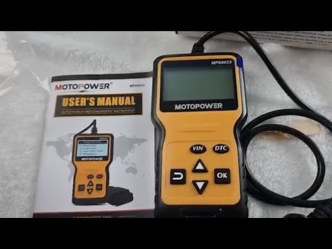 Review de MOTOPOWER MP69033 - Escáner para vehículos
