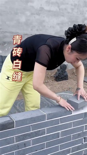 #Antique Building Materials: Blue Bricks, Tiles, and Brick Carving Manufacturer #Thanks to Kuaishou