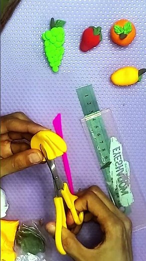 DIY Fruit Basket | Creative Mini Fruit Making | Fruit Basket Series #art #clayart #claycraft #diy