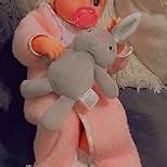 Gift Boutique Realistic 16" Baby Girl Doll with Accessories Pacifier Magic Bottle Bib Blanket Removable Clothes Lifelike Newborn Baby Doll Deluxe Gift Set for Girls Toddlers