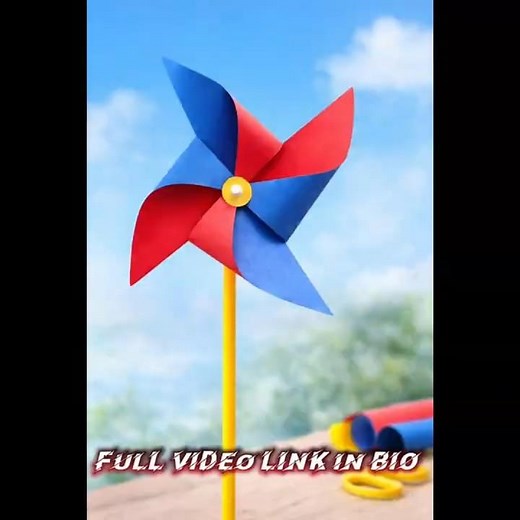 Minutes Paper Pinwheel ✂️ #craft