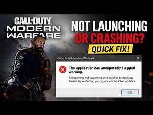 COD Modern Warfare Crash Fix 2026 | Not Opening / Stuck on Play (WORKING)