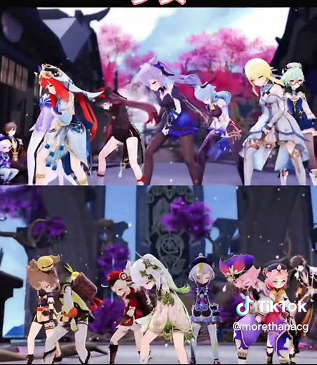 原神MMDダンス少女組の見学