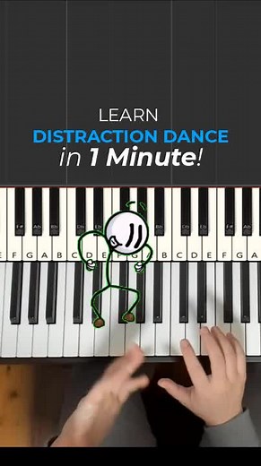 Learn how to play Henry Stickmin Distraction music on piano! #henrystickman #henrystickmin #distractiondance #piano #pianotutorial #learnontiktok
