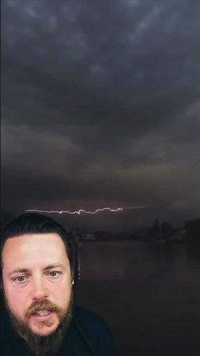 extremely rare horizontal lightning?!