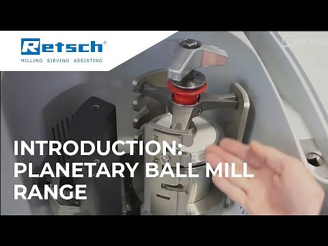 Planetary Ball Mill Range - Introduction #RETSCH #planetaryballmill #laboratoryinstruments