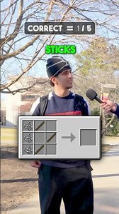 Can this guy craft Minecraft items?