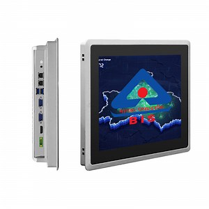 [Hot Item] Industrial Embedded or Wall Mount Aluminum PC Touch Screen IP65 Waterproof LCD Monitor Fanless 12" Industrial Panel PC
