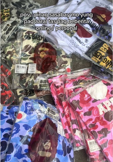 page: Clothes & Brands PH get na boss pang tuiton fee 💸🥹🥹 #fyp #bape #bathing #negosyo #ape