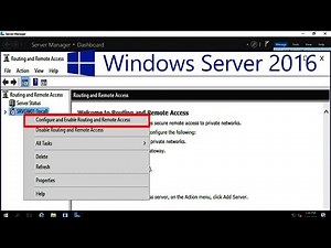 Windows Server 2016 - How to Active and Configure RRAS In Windows Server 2016 @44