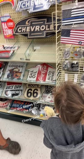 Die hard FORD girl! #ford #chevy #firstonraceday #thebest #daddysgirl