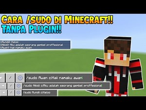 cara sudo di minecraft pe tanpa menggunakan plugin - tutorial commandblock