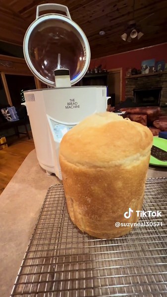 The old school Welbilt bread machine is still going strong. French bread in less the 4 hours. #breadmachine #homebaker #breadtok