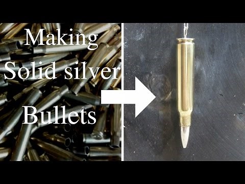 Making silver bullets/necklace charm