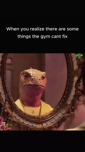 @laugh.with_dyke on Instagram: "POV: You’ve been hitting the gym for three months straight and finally look in the mirror only to realize you’re still "cooked" on the inside. did you know these facts about the "Lizard" in the mirror? 🦎🎬 The "Goomba" Identity: This isn't just a random lizard; it’s a Goomba from the 1993 live-action "Super Mario Bros." movie. In this version, Goombas were "de-evolved" reptilian humanoids from an alternate dimension called Dinohattan. Reptilian Realism: To achiev