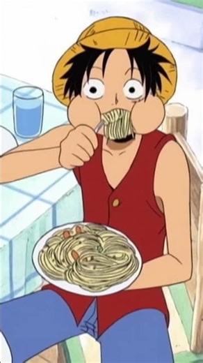 luffy eating food #anime #edits #comedy #song #wooow