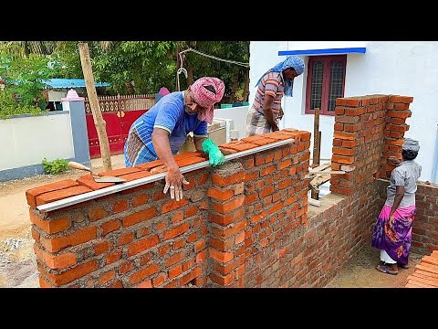 Lintel Brickwall Construction_Techniques&Build On Perfect With Bricks and Cement|Wall Brickwork