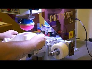 Pad Printer B100 Pad Cleaning