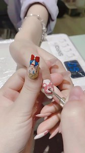 Cute Lotso 💗🍓 #ttlnails #nails #nailart #cutenails #nailxinh #hanoinails #lotso #lotsonails | TTL Nails