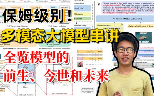 不看一定后悔！最新【多模态大模型】教程来了！北大与同济强强联合！6小时手把手教你学透，看完学不会我直接退出IT界！——人工智能|深度学习|计算机视觉