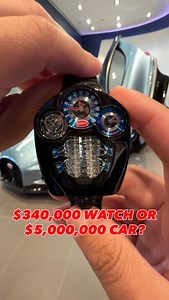 1.2K views · 5.6K reactions | Would you rather wear a $340,000 Jacob & Co. Bugatti Tourbillon Watch on your wrist or drive the $5,000,000 Bugatti Tourbillon Hypercar? One is a miniature mechanical masterpiece inspired by the legendary V16 engine, the other is the real thing reimagined for the future. Same name, same attitude. But which would you pick? Let me know in the comments. | Wrist Enthusiast | Facebook