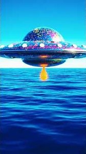 UFO Drops a Water Drop 🛸 P1 – Transforming into Different Fish | AI Animation 4K