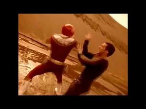 Power Rangers Dino Thunder - Tommy vs. Green, White, Red Rangers Fight (Fighting Spirit Episode)