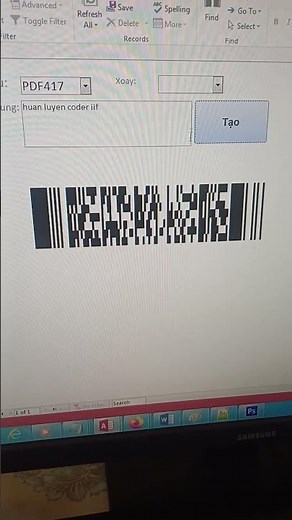 Create QR Code and PDF417 Barcodes in MS Access