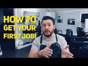 How to get a job at a BARBERSHOP and how to get your first CLIENTS!