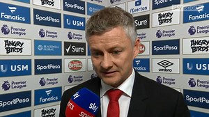 "The fans were the only ones with the badge on today." A solemn apology from Ole Gunnar Solskjaer after they were outplayed by Everton. | Sky Sports Football