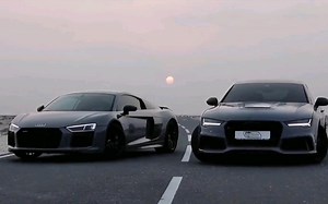 奥迪R8 vs RS7
