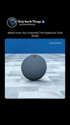Only Earth Things on Instagram: "Engineers invented the hydraulic disc brake by using fluid pressure to multiply force — when the pedal is pressed, brake fluid pushes pistons that clamp pads onto a spinning disc, converting motion into heat and stopping power instantly. Precise, reliable, and powerful, this system transformed vehicle safety and performance at high speeds. #HydraulicDiscBrake #EngineeringInnovation #AutomotiveTech #HowItWorks #DidYouKnow #ScienceAndTech #FYP #Principle888 #explor