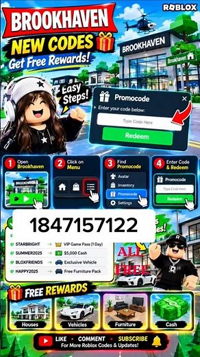 🚨 NEW BROOKHAVEN CODES! 🎁 WORKING MUSIC IDS & SECRET FEATURES! | ROBLOX FREE CODES