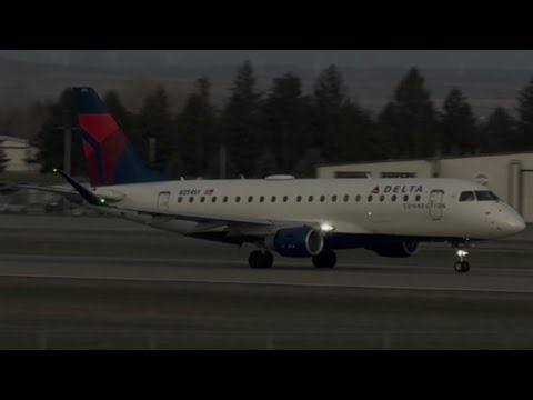Delta Connection (SkyWest) Embraer E175LR Takeoff From Idaho Falls [N254SY]