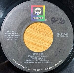 James Gang - Funk #49 / Thanks