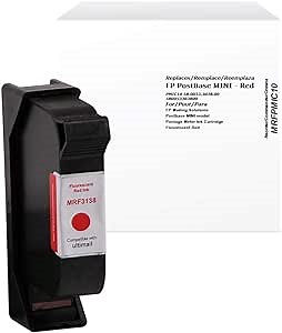 Clover Postage Meter Cartridge Replacement for FP Mailing Solutions PMIC10 | Red, 1900