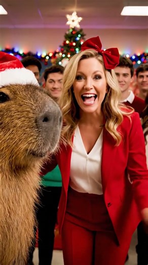 A Christmas Prank Went WRONG When the Capybara San #capybara #funny