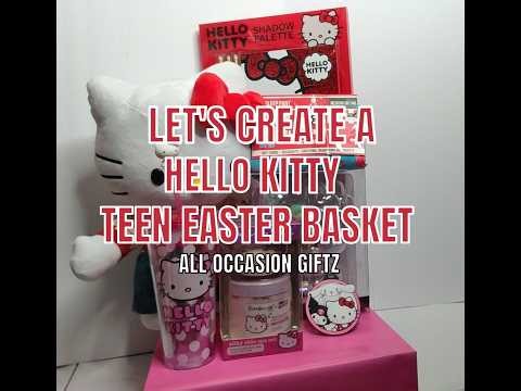 Let’s Create a Teen Hello Kitty Easter Basket Cute & Aesthetic DIY Gift Idea