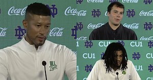 (Video) Post-Game Coach & Player Press Conference: Louisville at Notre Dame