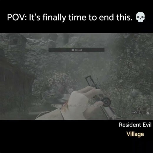 POV: It's Finally Time to End This. 💀 | Resident Evil Village #residentevilvillage #gamingshorts