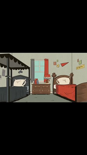 Lucy and Lynn from the Loud house! #foryou #fyp #indoorlooks #minivlog #inyourface #loudhouse #bedroom
