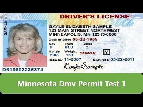 Minnesota DMV Permit Test 1