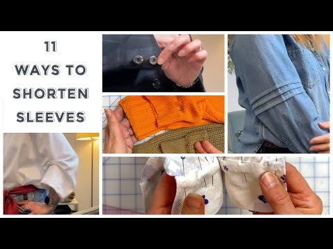 11 Ways to Shorten Sleeves - From Easy Fixes to Altering Like a Pro