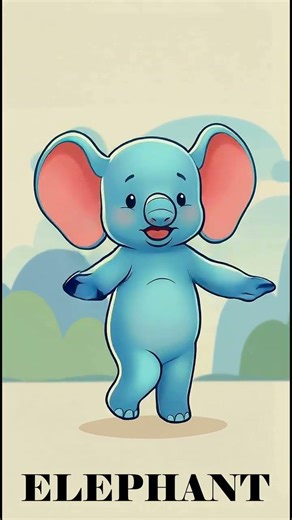 Blue Elephants Dancing | Cheerful Kids Animation