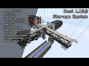 The Best Storage System For Minecraft 1.12.2!