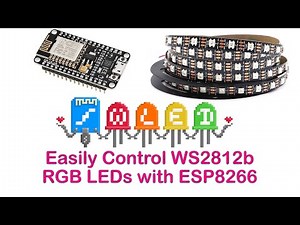 Addressable LEDs - using WS2812B and ESP2866 | esp2866 project | WS2812b project #ws2812b #wled