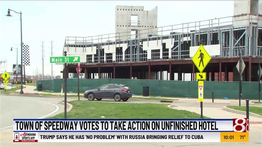 Town of Speedway, Indiana, votes to act on unfinished hotel