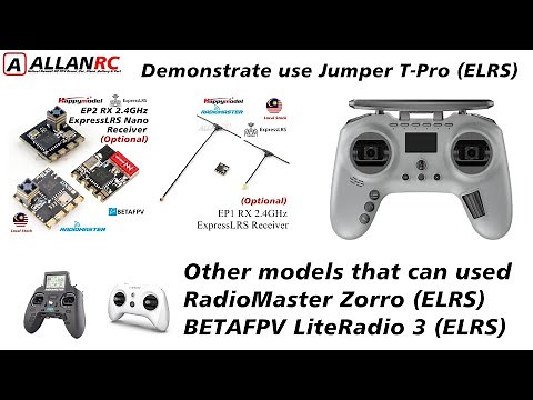 Tutorial Jumper T-Pro Bind Happymodel Radiomaster Betafpv ExpressLRS (ELRS)EP1/EP2 RX Nano Receiver